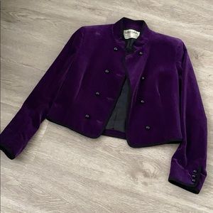 Vintage Jaeger London Velvet Jacket